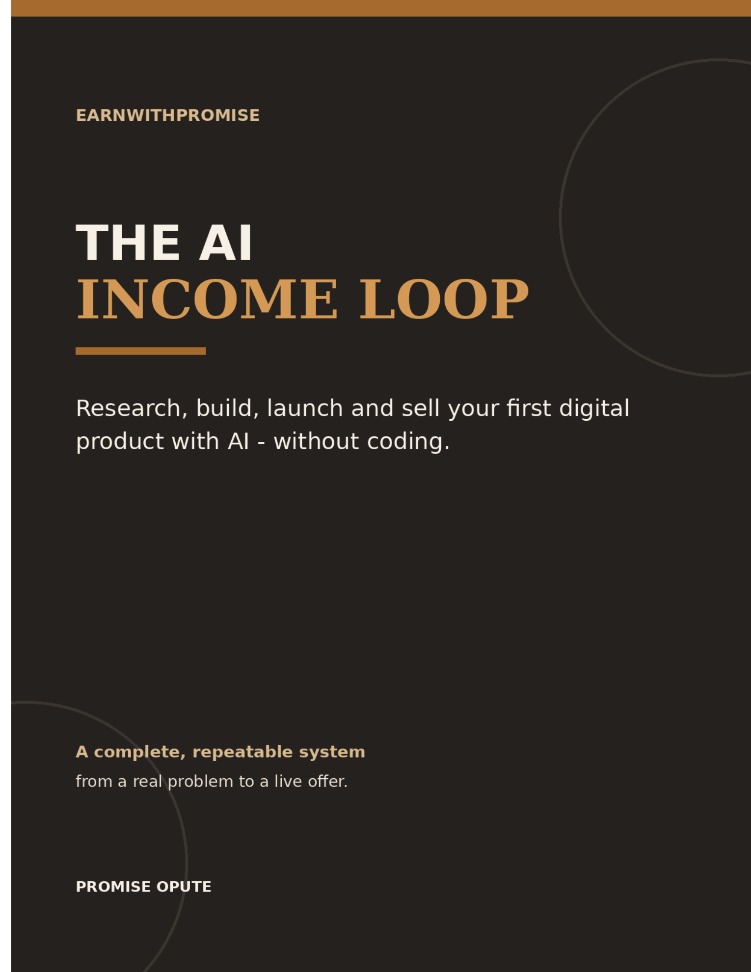 The AI Income Loop digital product cover